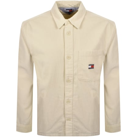 Product image for Tommy Jeans Corduroy Overshirt Cream
