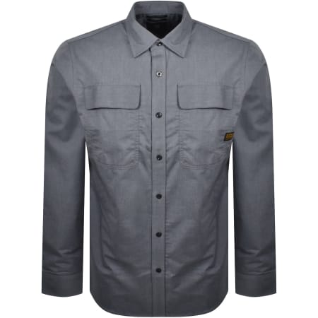 Product image for G-Star CPO Long Sleeve Shirt Ash Blue