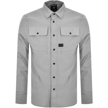 Product image for G Star Raw CPO Long Sleeve Shirt Grey