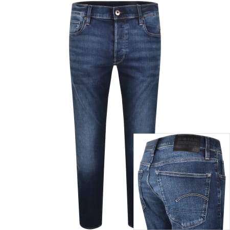 Product image for G-Star 3301 Slim Fit Jeans Dark Wash Blue
