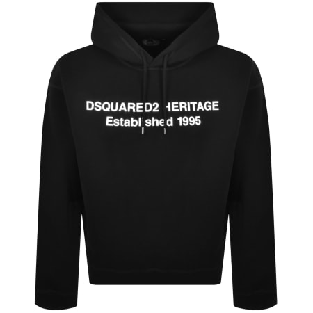 Product image for DSQUARED2 Logo Hoodie Black