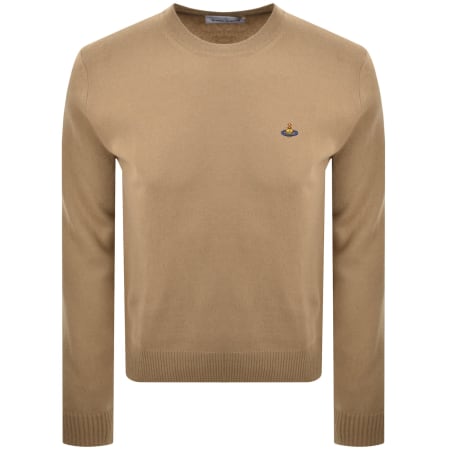 Product image for Vivienne Westwood Alex Round Neck Jumper Brown