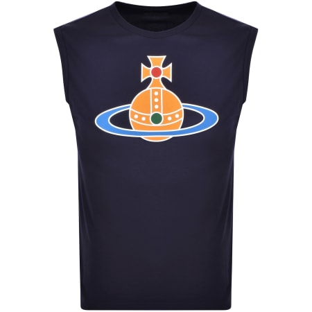 Product image for Vivienne Westwood Orb Muscle Vest Navy