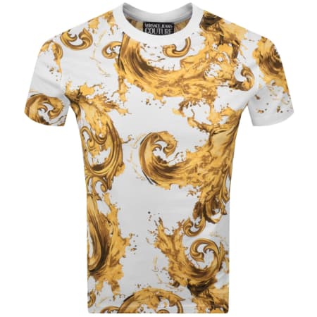 Product image for Versace Jeans Couture Sea Print T Shirt White
