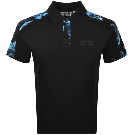 Product image for Versace Jeans Couture Barocco Polo Black
