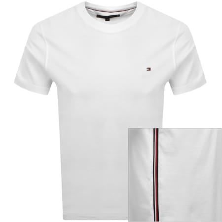 Product image for Tommy Hilfiger Global Stripe T Shirt White