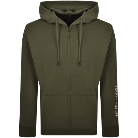 Product image for Tommy Hilfiger Full Zip Hoodie Army Green