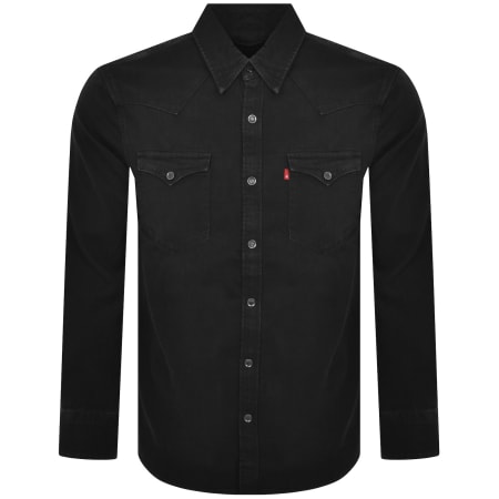 Product image for Levis Barstow Western Denim Shirt Black