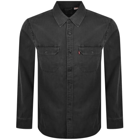 Product image for Levis Jackson Worker Long Sleeve Shirt Black