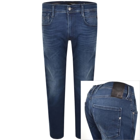 Product image for Replay Anbass Hyperflex Jeans Blue