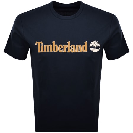 Product image for Timberland Logo T Shirt Navy