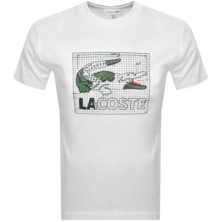 Product image for Lacoste Crew Neck T Shirt White