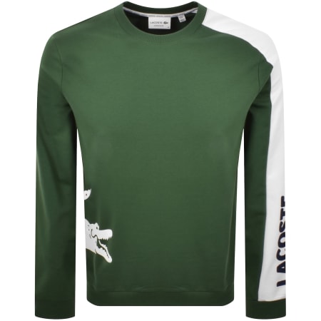 Product image for Lacoste Logo Sweatshirt Green