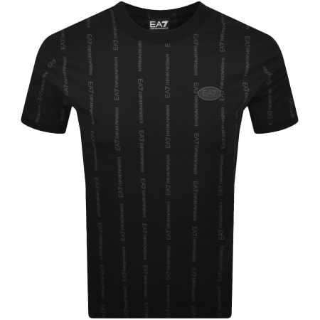 Product image for EA7 Emporio Armani Logo T Shirt Black