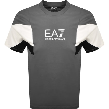 Product image for EA7 Emporio Armani Logo T Shirt Grey