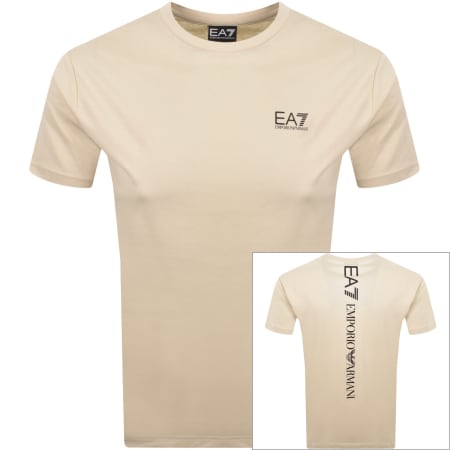 Product image for EA7 Emporio Armani Training T Shirt Fog Beige
