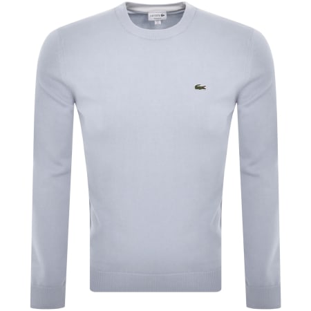 Product image for Lacoste Crew Neck Knit Jumper Blue