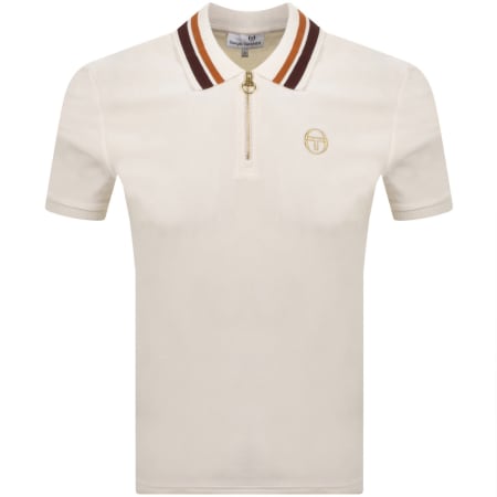 Product image for Sergio Tacchini Mahony Velour Polo Cream