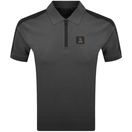 Product image for Luke 1977 Caltech 1000 Polo T Shirt Grey