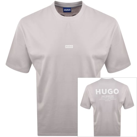 Product image for HUGO Blue Nalono T Shirt Pastel Purple