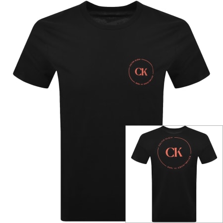 Product image for Calvin Klein Graphic T Shirt Black