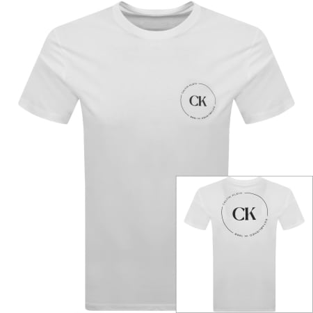 Product image for Calvin Klein Graphic T Shirt White
