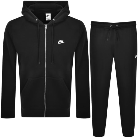 Product image for Nike Club Hooded Tracksuit Black