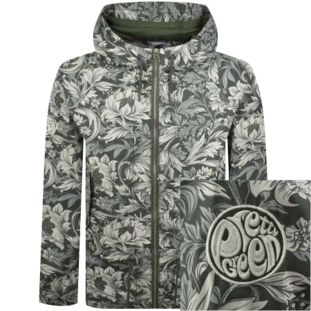 Product image for Pretty Green Bostall Printed Jacket Green