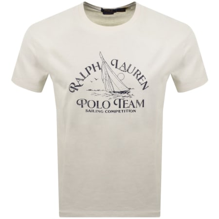 Product image for Ralph Lauren Sailing T Shirt Off White