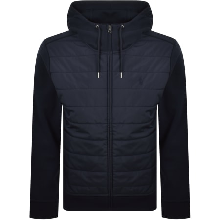 Product image for Ralph Lauren Hybrid Quilted Jacket Navy