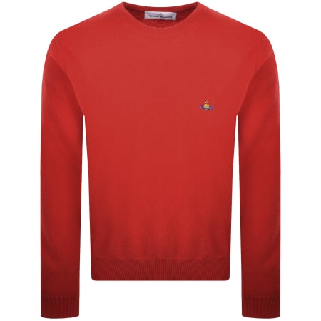 Product image for Vivienne Westwood Alex Round Neck Jumper Red