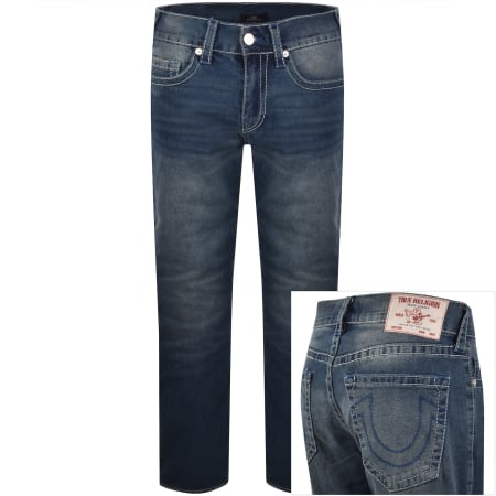 Product image for True Religion Ricky T Flap Jeans Blue