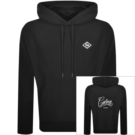 Product image for Calvin Klein Jeans Logo Hoodie Black