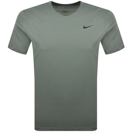Product image for Nike Training Dri Fit Logo T Shirt Green