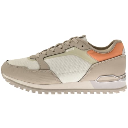 Product image for BOSS Parkour L Runner Trainers Beige