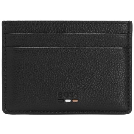Product image for BOSS Ray Faux Leather Card Holder Black