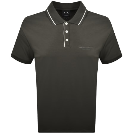 Product image for Armani Exchange Polo T Shirt Grey