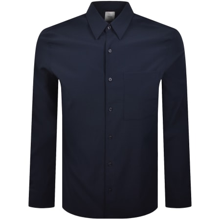 Product image for Calvin Klein Seersucker Shirt Navy