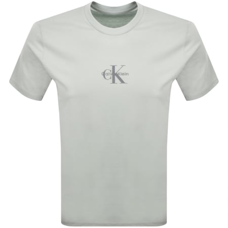 Product image for Calvin Klein Jeans Monologo T Shirt Green