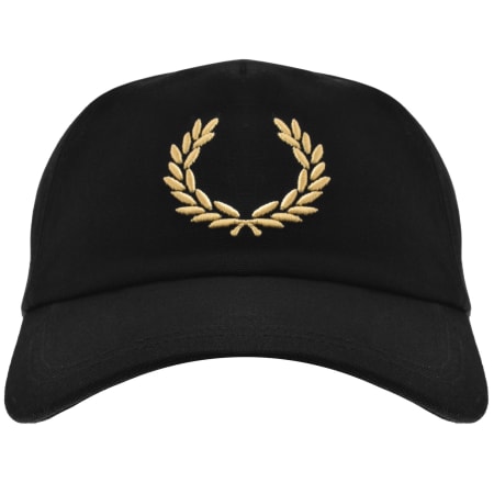 Product image for Fred Perry Logo Baseball Cap Black