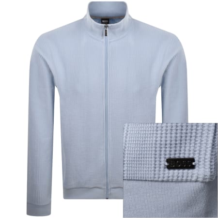 Product image for BOSS Full Zip Sweatshirt Jacket Blue