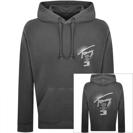 Product image for Tommy Jeans Logo Hoodie Black