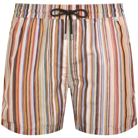 Product image for Paul Smith Signature Stripe Swim Shorts White