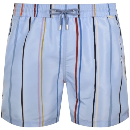 Product image for Paul Smith Cairo Stripe Swim Shorts Blue