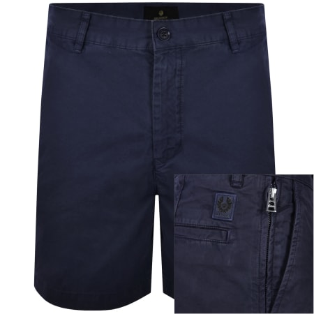 Product image for Belstaff Rally Shorts Dark Ink Navy