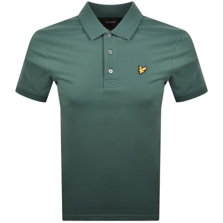 Product image for Lyle And Scott Short Sleeved Polo T Shirt Green
