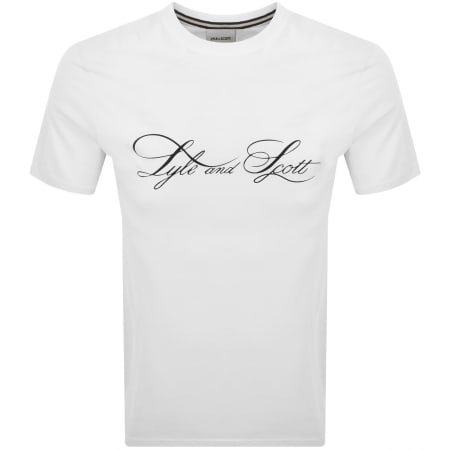 Product image for Lyle And Scott Superfine Graphic T Shirt White