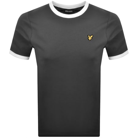 Product image for Lyle And Scott Ringer T Shirt Grey