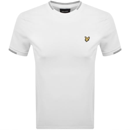 Product image for Lyle And Scott Fine Tipped T Shirt White