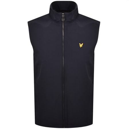 Product image for Lyle And Scott Softshell Gilet Dark Navy